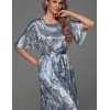 Шелковая туника с поясом Mia-Amore JANE 4657, Цвет: мультицвет, Размеры: 2XL/3XL, изображение 3