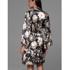 Короткий шелковый халат Mia-Amore DENISA 4863, Цвет: мультицвет, Размеры: 2XL/3XL, изображение 2