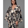 Длинный халат-пеньюар Mia-Amore DENISA 4869, Цвет: мультицвет, Размеры: 2XL/3XL