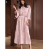 Длинный халат-кимоно Mia-Amore SMOKY ROSE 9019, Цвет: розовый, Размеры: L/XL, изображение 4