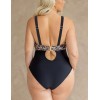 Слитный купальник бандо Kris Line MAUI body balconette MHM, Цвет: леопард, Размеры: 90H, изображение 6