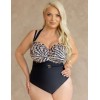 Слитный купальник бандо Kris Line MAUI body balconette MHM, Цвет: леопард, Размеры: 90H, изображение 3