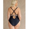Слитный купальник бандо Kris Line MAUI body balconette MHM, Цвет: леопард, Размеры: 90H, изображение 4