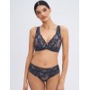 Бюстгальтер на большую грудь Alles INDIGO AFFAIR M Plus bralette темно-синий, Цвет: темно-синий, Размеры: 65I, изображение 4