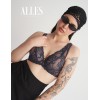 Бюстгальтер на большую грудь Alles INDIGO AFFAIR M Plus bralette темно-синий, Цвет: темно-синий, Размеры: 65I, изображение 8