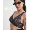 Бюстгальтер на большую грудь Alles INDIGO AFFAIR M Plus bralette темно-синий, Цвет: темно-синий, Размеры: 65I, изображение 7