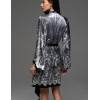 Короткий домашний халат Mia-Amore KARMELITA 4733, Цвет: мультицвет, Размеры: 2XL/3XL, изображение 2