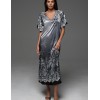 Длинная просторная сорочка Mia-Amore KARMELITA 4738, Цвет: мультицвет, Размеры: 5XL, изображение 4
