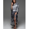 Длинный домашний халат Mia-Amore KARMELITA 4739, Цвет: мультицвет, Размеры: 2XL/3XL, изображение 4