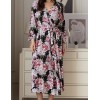 Длинный трикотажный халат Mia-Amore ABBEY 5559 черный, Цвет: черный, Размеры: 2XL/3XL, изображение 4