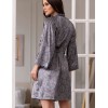 Короткий запашной халат Mia-Amore DIORA 4993 графит, Цвет: графит, Размеры: S/M, изображение 2