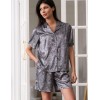 Пижама рубашка с шортами Mia-Amore DIORA 4994 графит, Цвет: графит, Размеры: 3XL, изображение 3