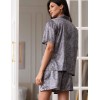 Пижама рубашка с шортами Mia-Amore DIORA 4994 графит, Цвет: графит, Размеры: 3XL, изображение 2