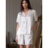 Пижама рубашка с шортами Mia-Amore DIORA 4994 молочный, Цвет: молочный, Размеры: L