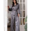 Шелковая пижама Mia-Amore DIORA 4996 графит, Цвет: графит, Размеры: 4XL