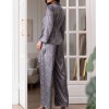 Шелковая пижама Mia-Amore DIORA 4996 графит, Цвет: графит, Размеры: 4XL, изображение 2