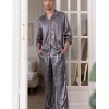 Мужская шелковая пижама Mia-Amore DIORA 4997 графит, Цвет: графит, Размеры: 4XL