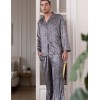 Мужская шелковая пижама Mia-Amore DIORA 4997 графит, Цвет: графит, Размеры: 4XL, изображение 3