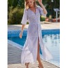 Длинное платье-халат Mia-Amore DOMINICANA 1406, Цвет: голубой, Размеры: M, изображение 2