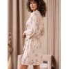Короткий запашной халат Mia-Amore NYMPHEA 5843, Цвет: пастельный, Размеры: 2XL/3XL, изображение 2