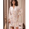 Короткий запашной халат Mia-Amore NYMPHEA 5843, Цвет: пастельный, Размеры: 2XL/3XL, изображение 3