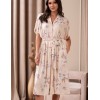 Халат на пуговицах Mia-Amore NYMPHEA 5847, Цвет: пастельный, Размеры: 2XL, изображение 4