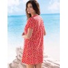 Удлиненная пляжная футболка Sielei DAISY SUN FI71 rosso, Цвет: rosso (красный), Размеры: S, изображение 2