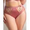 Высокие трусы Kris Line LIZA high waist пудра, Цвет: пудра, Размеры: M