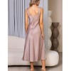 Длинная атласная сорочка Mia-Amore FLORENCE 2349, Цвет: карамель, Размеры: L, изображение 2