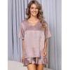 Пижама из блузки и шорт Mia-Amore FLORENCE 2351, Цвет: карамель, Размеры: XL, изображение 3