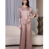 Пижама из жаккардового полотна Mia-Amore FLORENCE 2357, Цвет: карамель, Размеры: S, изображение 4