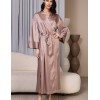 Длинный запашной халат Mia-Amore FLORENCE 2359, Цвет: карамель, Размеры: 2XL/3XL, изображение 4
