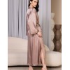 Длинный запашной халат Mia-Amore FLORENCE 2359, Цвет: карамель, Размеры: 2XL/3XL, изображение 3
