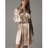 Короткий запашной халат Mia-Amore JULIET 4903 бежевый, Цвет: бежевый, Размеры: 4XL/5XL, изображение 4