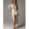 Рубашка с тонким поясом Mia-Amore JULIET 4908 бежевый, Цвет: бежевый, Размеры: L, изображение 3