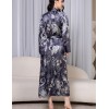 Длинный запашной халат Mia-Amore JULIET 4909 черника, Цвет: черника, Размеры: 4XL/5XL, изображение 3
