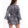 Шелковый мини-халат Mia-Amore MAGGIE 4319, Цвет: мультицвет, Размеры: 2XL/3XL, изображение 2