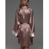 Короткий запашной халат Mia-Amore MACCIATO 4673 макиато, Цвет: макиато, Размеры: 2XL/3XL, изображение 3