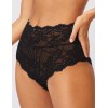 Высокие трусы слипы Ysabel Mora 10141 BASIC LACE черный, Цвет: черный, Размеры: M