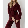 Велюровый женский костюм Aruelle CLARET SET, Цвет: бургундское вино, Размеры: S, изображение 4