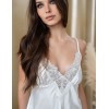 Шелковый комплект с шортами Mia-Amore AMANDA 3632 белый, Цвет: белый, Размеры: 2XL, изображение 3