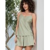 Пижама из смесового шелка Mia-Amore TOSCANA 9072, Цвет: оливковый, Размеры: 3XL