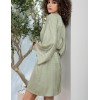 Короткий запашной халат Mia-Amore TOSCANA 9073, Цвет: оливковый, Размеры: S/M, изображение 3