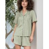 Комплект из жаккардового шелка Mia-Amore TOSCANA 9074, Цвет: оливковый, Размеры: XL