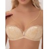 Бюстгальтер бралетт на поролоне Subtille ESTELLA GOLD bralette, Цвет: золотой, Размеры: 65C