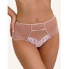 Высокие трусы бразилиана Bella Misteria LACE MACCHIATO brazilian, Цвет: телесный, Размеры: L
