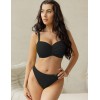 Верх купальника бандо Kris Line LEMON BLACK balconette MHM, Цвет: черный, Размеры: 80D, изображение 5