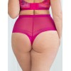 Высокие стринги Kris Line ROSABELLA stringi high waist, Цвет: розовый цикламен, Размеры: M, изображение 2