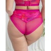 Трусы высокие Kris Line ROSABELLA briefs high waist, Цвет: розовый цикламен, Размеры: M, изображение 2