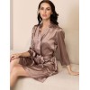 Атласный халат-кимоно Mia-Amore GIGI 2343 карамель, Цвет: карамель, Размеры: 2XL/3XL, изображение 3